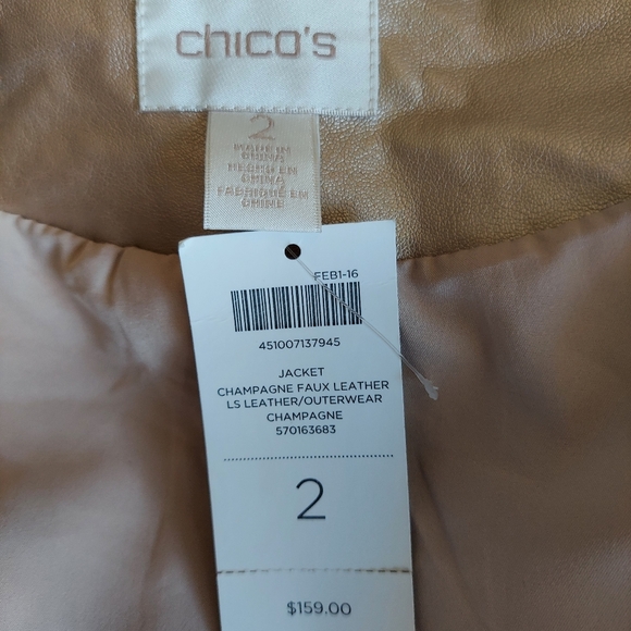 Chico's NWT Moto Jacket - Picture 10 of 10